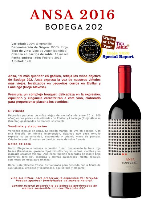 ansa  bodega  wines website