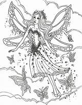 Coloring Pages Fairies Colouring sketch template
