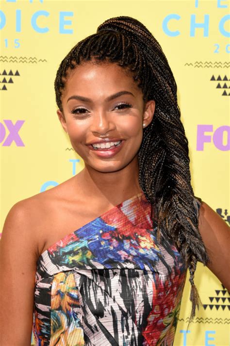 Yara Shahidi Braids Teen Choice Awards 2015 سفارت مجازی ایالات متحده