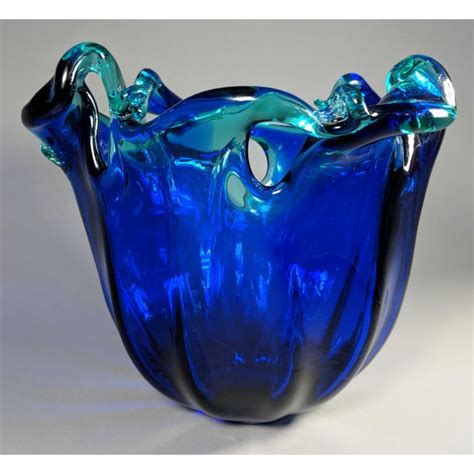 Italian Hand Blown Glass Vase Chairish