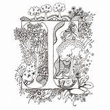 Etsy Letters Desde Guardado Colouring Zentangle Dibujos sketch template