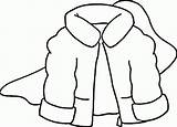 Jacket Kleidung Mewarnai Ausmalbilder Putih Hitam Thick Letzte Malvorlagen sketch template
