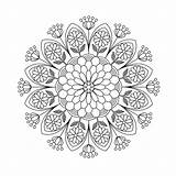 Mandala Pages Colouring Printable Premium Swirls Vector sketch template