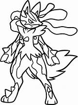 Pokemon Coloriage sketch template