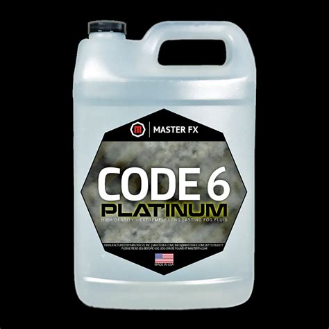 master fx code  platinum high density long lasting fog fluid phantom dynamics nightclub