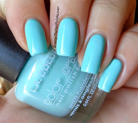 la color nail polish review  swatches part  blue nail