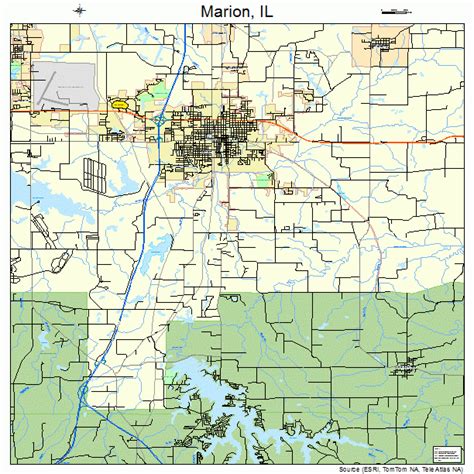 marion illinois street map