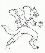 Werewolf Lupo Mannaro Lobisomem Colorare Werwolf Goosebumps Ausmalbilder Lupi Mannari Wolf Disegno Werewolves Onlinecursosgratuitos Coloringhome sketch template