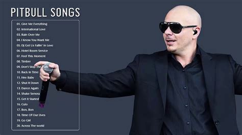 pitbull singer songs list