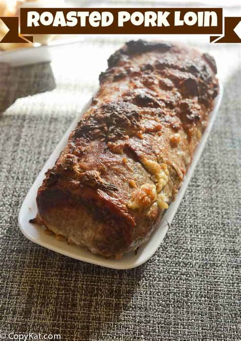 delicious easy   roasted pork loin  garlic  rosemary