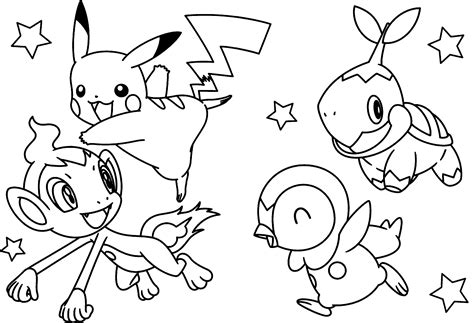 pokemon  coloring page coloring page  kids coloring home