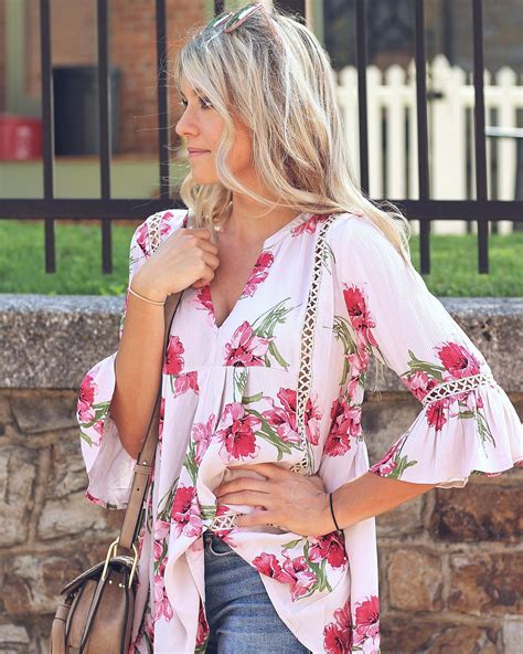 Summer Style Floral Boho Chic Top Summer Outfit Ideas