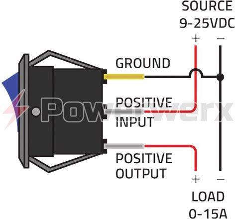 world  prong rocker switch automotive wiring diagram  control panel circuit