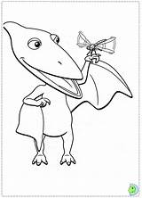 Dinosaur Train Coloring Pages Conductor Dinokids Drawing Color Close Paintingvalley Popular sketch template