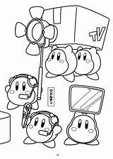 Kirby Pages Waddle Colorare Coloradisegni Piccoli sketch template