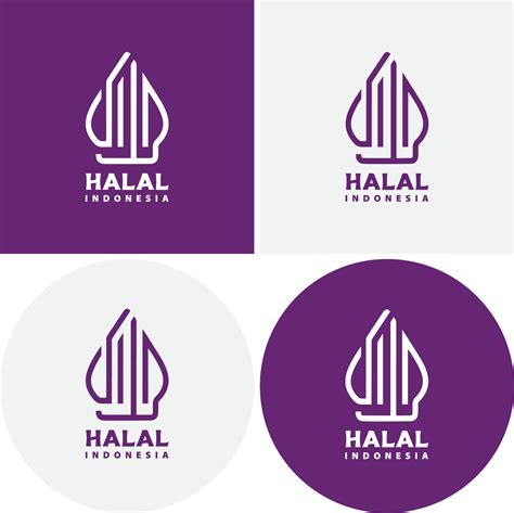 halal logo  indonesia  vector art  vecteezy