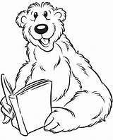 Bear Coloring Printable Pages Comments sketch template