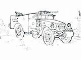 Army Vehicle Coloring Pages Getcolorings Vehicles sketch template