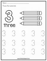 Number Trace Numbers Color Tracing Worksheets Preschool Printable Kindergarten Math Writing Preschoolers Teaching Worksheet Coloring Learning Aunt Activities Kids Practice sketch template