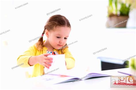 cute  girl  homework reading  book coloring pages