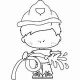 Firefighter Coloring Coloringbuddy Firefighters Outlines sketch template
