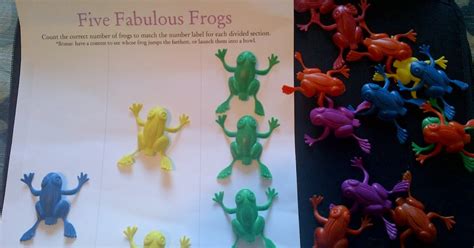 busy bag idea  fabulous frog counting