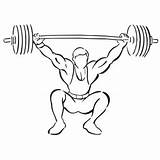 Drawing Lifting Weight Getdrawings sketch template