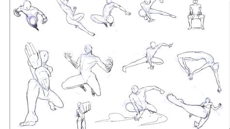 sketch pose time  action  fighting pose youtube
