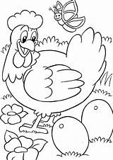 Chicken Tulamama sketch template