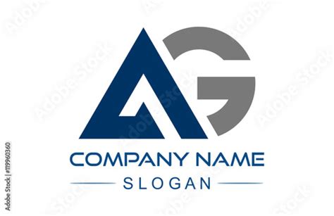 logo letter ag stock image  royalty  vector files  fotolia