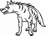 Hyena Coloring Pages Striped Printable Color Hyenas Drawing Spotted Realistic Sheet Supercoloring Template sketch template