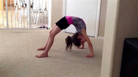 6 Year Old Back Bend Challenge Youtube