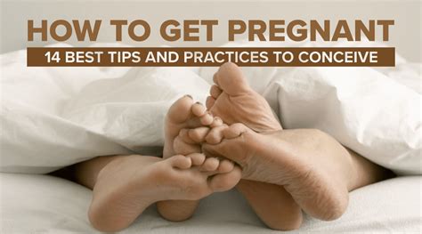 how to get pregnant 14 best tips and practices to