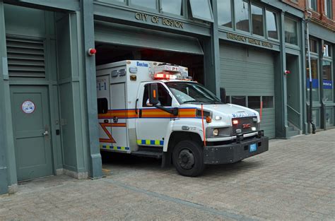 boston ems  mb boston ems p gmc ambulance emergencyvehicles flickr