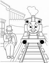 Thomas Coloring Pages Train Printable Getcolorings Friends Frien sketch template