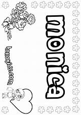 Monica Angelica Coloring Pages Color Hellokids Print Online sketch template