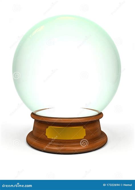 empty snow globe stock images image