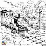 Coloring Thomas Pages Engine Tank Train Steam Colouring Color Printable Drawing Track Old James Kids Library Clipart Popular sketch template