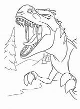 Age Ice Dinosaurs Rex Coloring Pages Para Mouth Dawn Open Roars Dinosaurios Dibujos Colorear Mum Wide Her Roar Loud Dinosaur sketch template