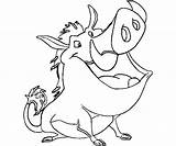 Timon Coloring Pages Getcolorings Getdrawings sketch template