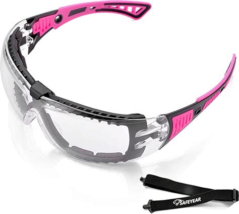 Safeyear Anti Fog Ladies Safety Glasses Sg010 En166 Wraparound Safety