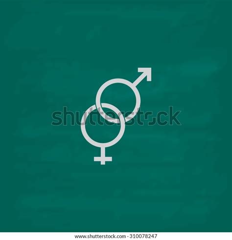 Twisted Male Female Sex Symbol Icon Stock Illustration 310078247