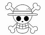 Straw Hat Flag Piece Coloring Pages Luffy Pirate Roronoa Monkey Zoro Coloringcrew Pirates Palha Sabo Nami Template Paille Coloriage Chapeau sketch template