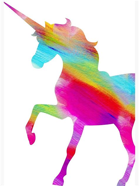 watercolor rainbow unicorn spiral notebook  sale  jwyly