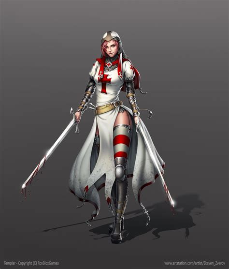 Templar Warrior Character Concept Art By Skavenzverov Warrior