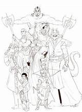 Colouring Critical Role Pages Fan Machina Vox Geek Line Drawing Dragons Storytelling Dungeons Breaking Characters Heart Character sketch template