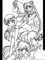 Coloring Pages Moon Sailor Mini Popular Coloringhome Comments sketch template