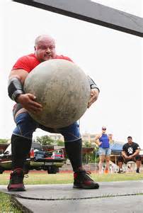 Victoria Fitness Festival Sees Burly Blokes Hurl Rocks Toss Cabers And