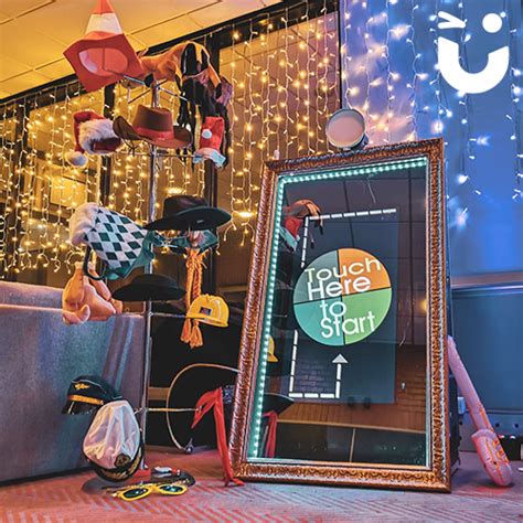 magic selfie mirror and mirror photo booth hire the fun experts®