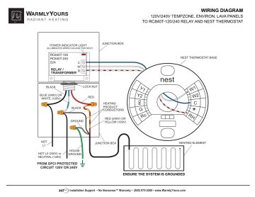 warmlyyours nest wiring diagram manualzz